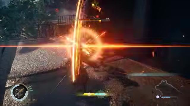 Combat gameplay shows parries, strikes, and enemy attacks in motion