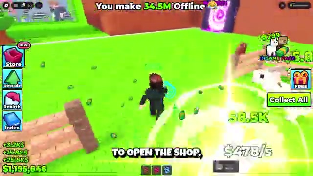 Scientist NPC stands beside the coil shop stall at spawn