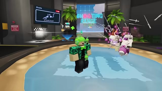 Rivals weapon menu shows a large grid of guns