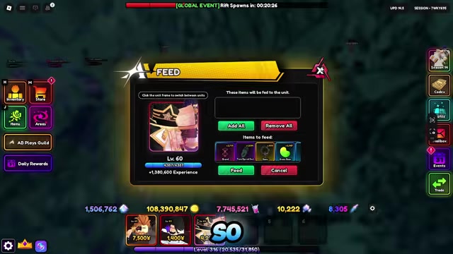 Star Crusader Platinum appears among multiple reward drops