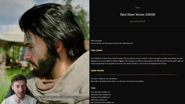 Cliff speaks during an intro cutscene as the story begins