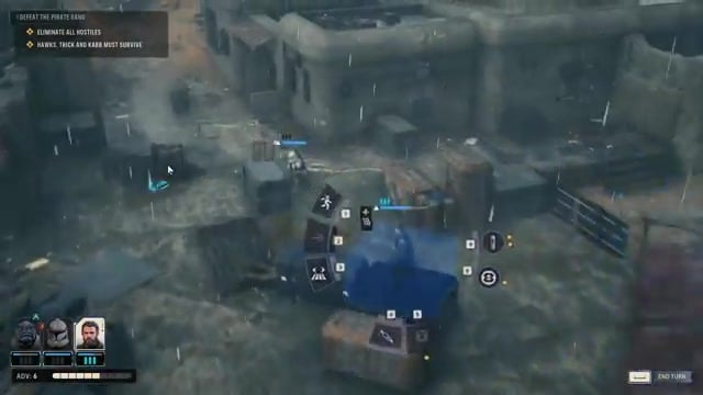 A settings menu displays graphics and gameplay options on the screen.