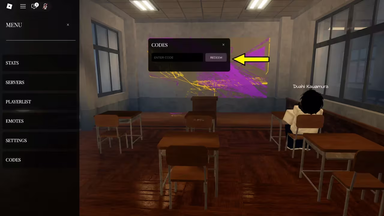 How to Redeem Codes in Gakuran
