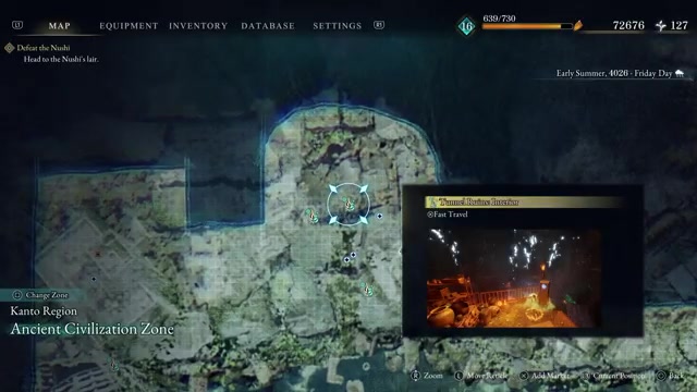 Enter the destroyed building