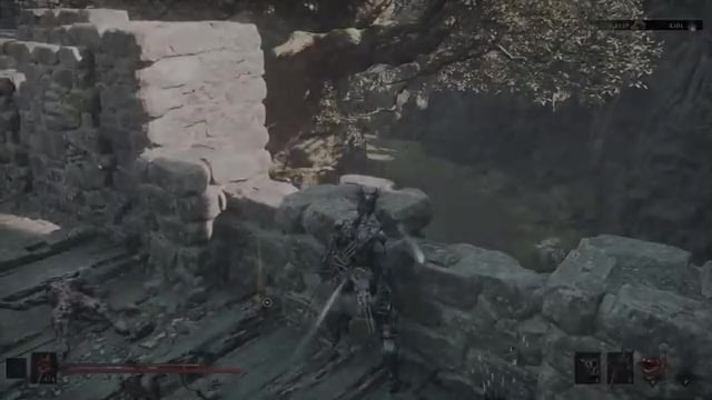 Clear the ambush and use the pillar