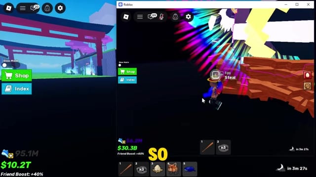 Open two accounts at once