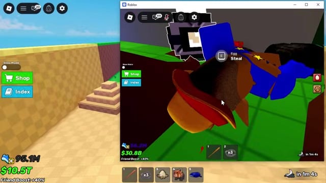 Run the egg back through the course