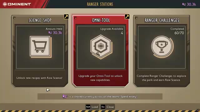 Open the Omni-Tool menu