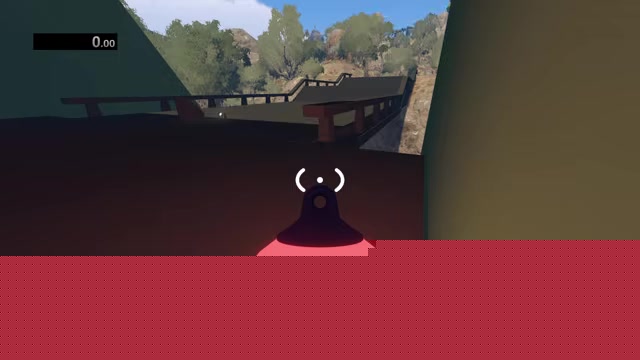 Hold backward into the corner
