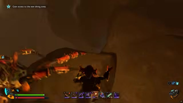 Drop into the water chamber