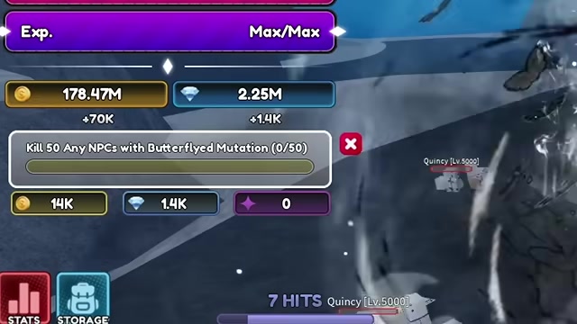 Kill 50 Butterflyed Mutation NPCs