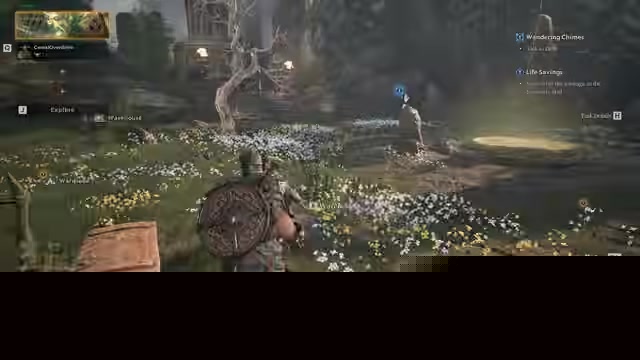 Interact with the statue