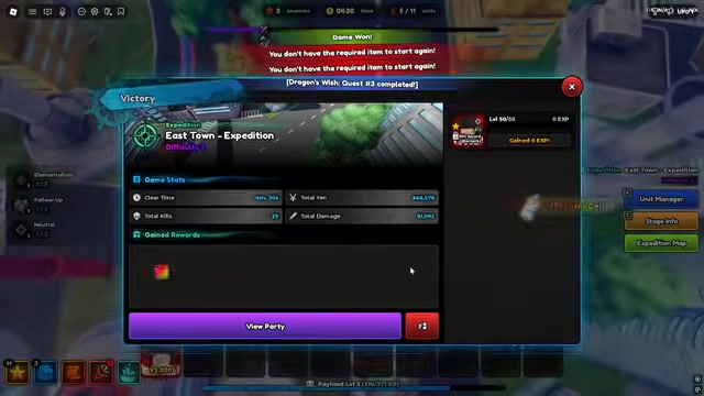Clear the stage and claim Trunks