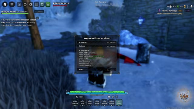 Weapon Compendium stats for Greatsword (Sweep) and Greatsword