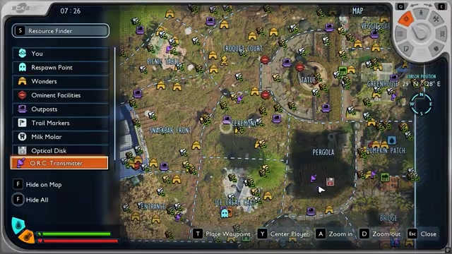 Open the map and head to Skunk Pond