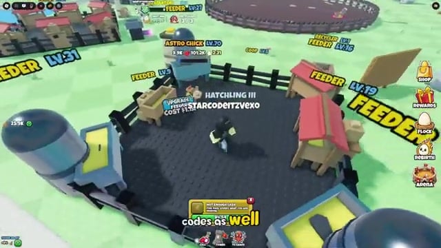 Level a full three-chicken team