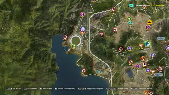 Find the round stadium