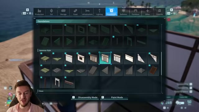 Place roof pieces as floors