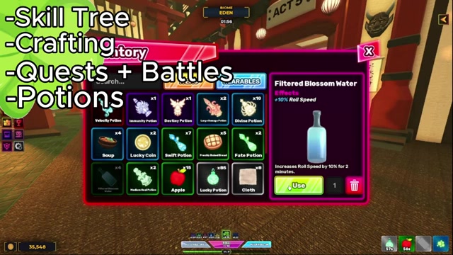 Add roll-speed boosts