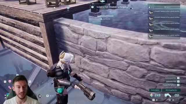 Go down and test the warp