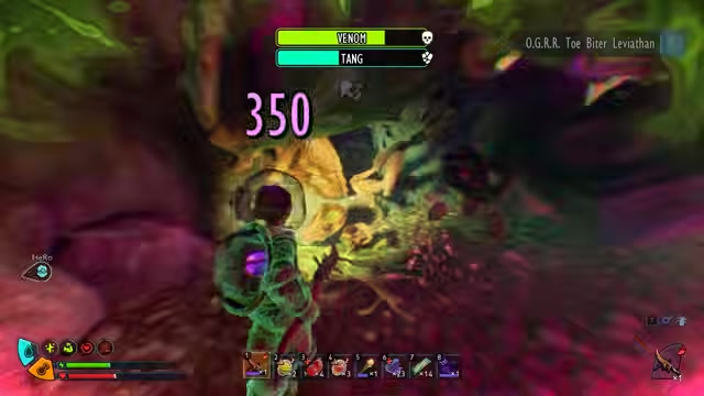 Defeat it and watch the drop