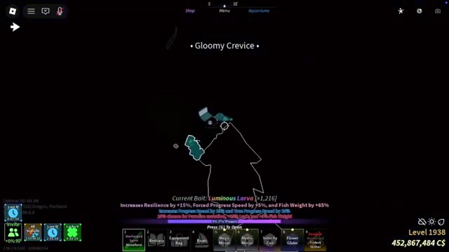 Land in the Gloomy Crevice