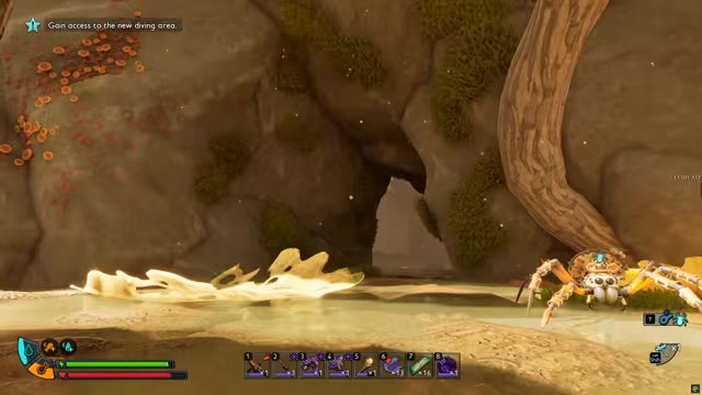 Head to the Gnarly Bark entrance