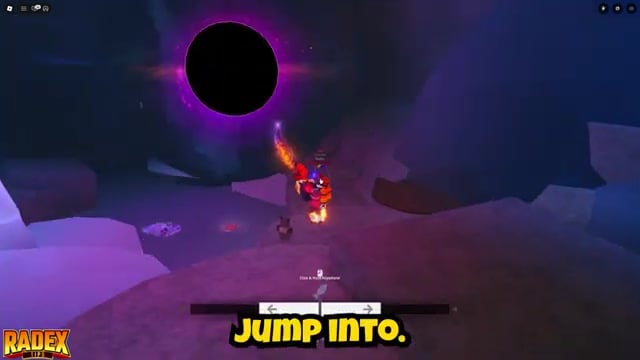 Drop into the small gap