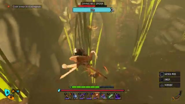 Defeat the Diving Bell Spider