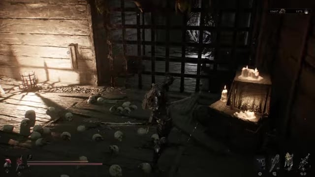 Drink from the table in the ritual room
