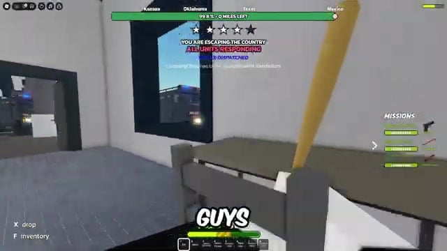 Take cover through the countdown