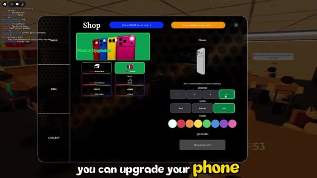 Upgrade your phone with credits
