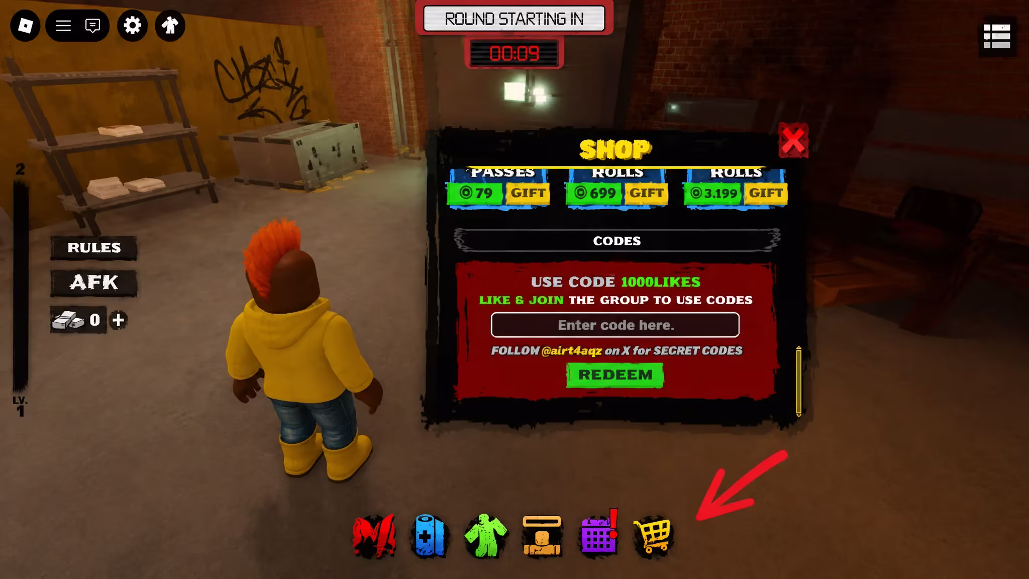 How to redeem Chasing codes