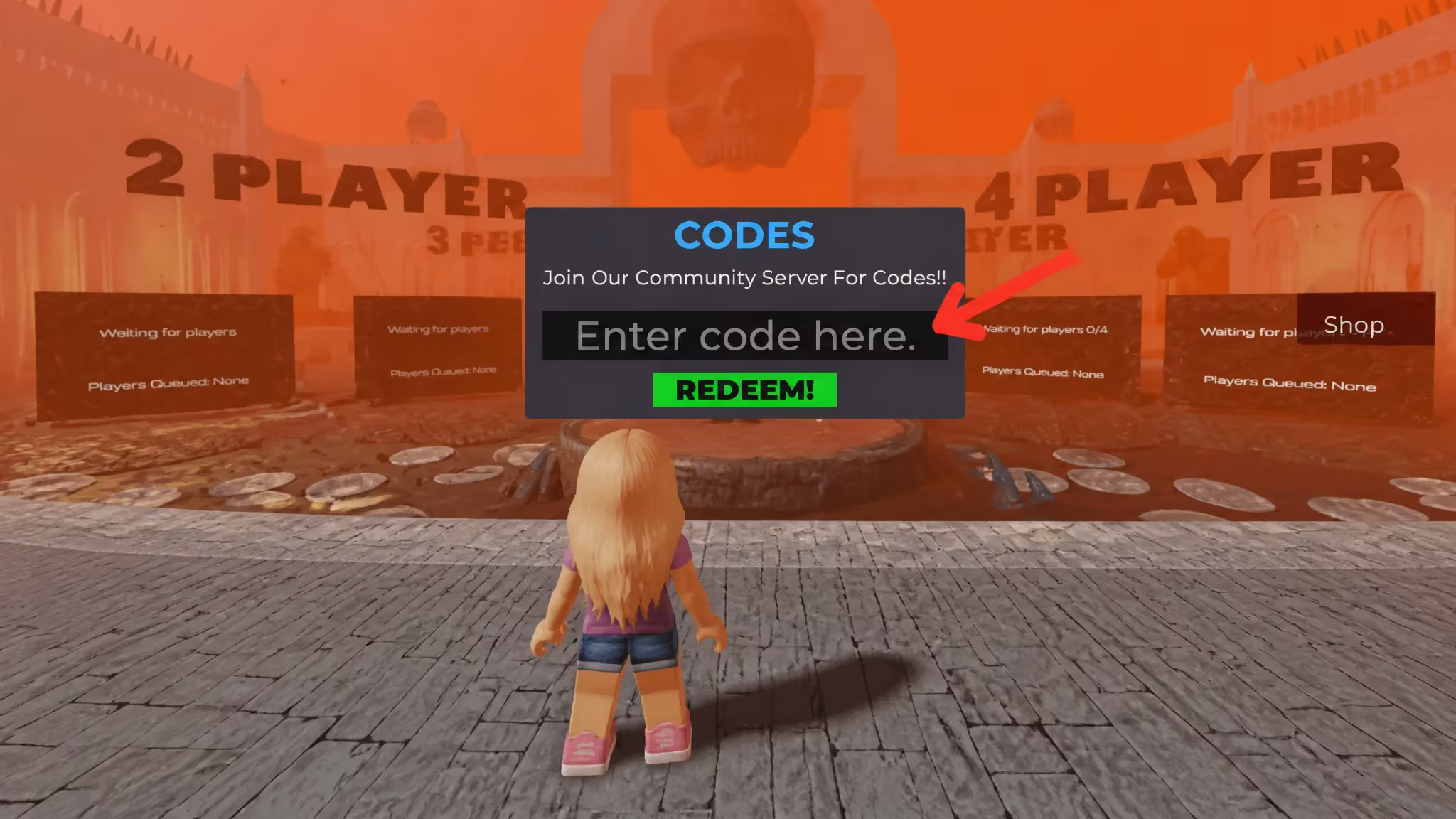 redeem roblox chained together codes