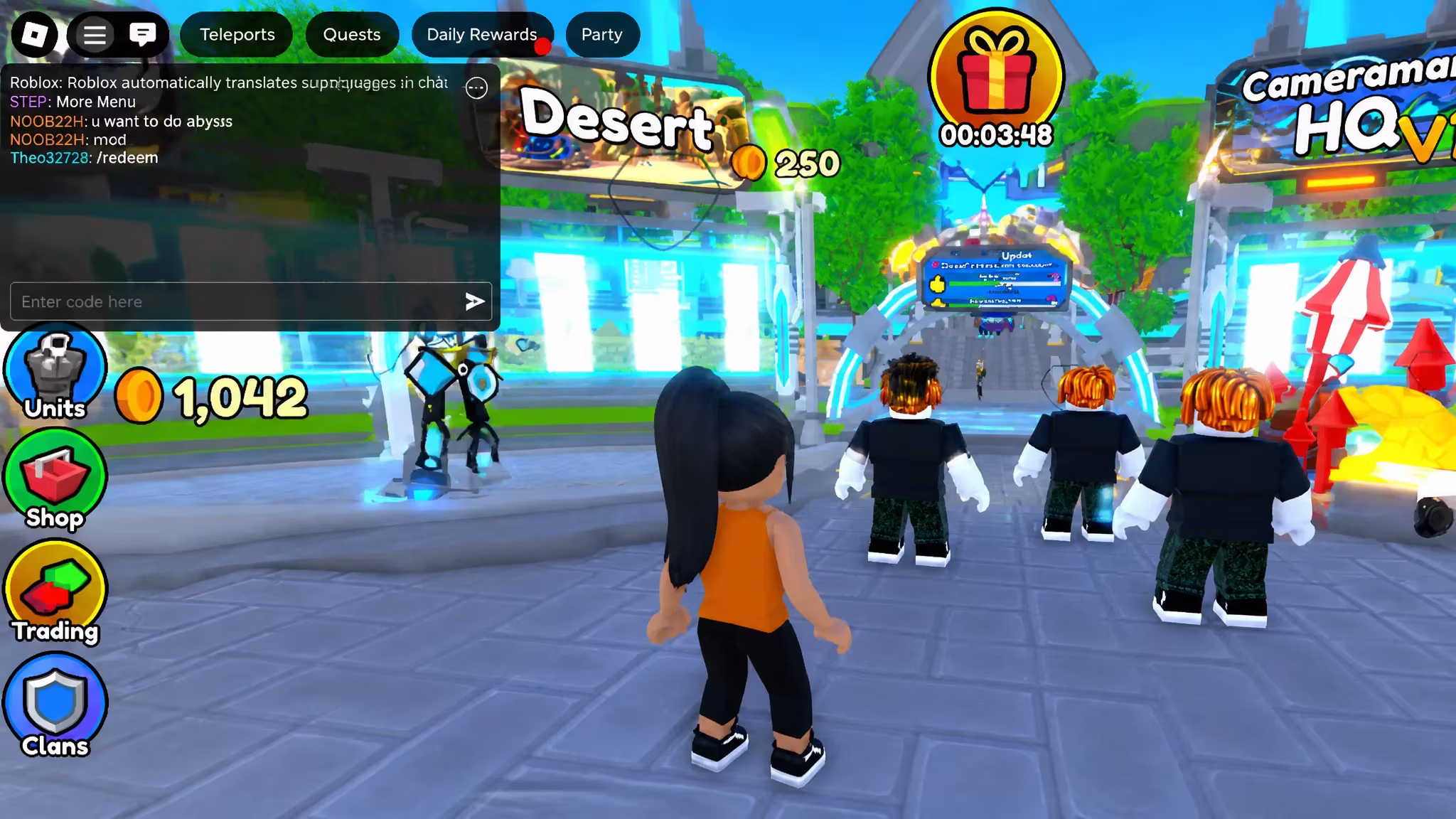 redeem Roblox toilet tower defense Codes
