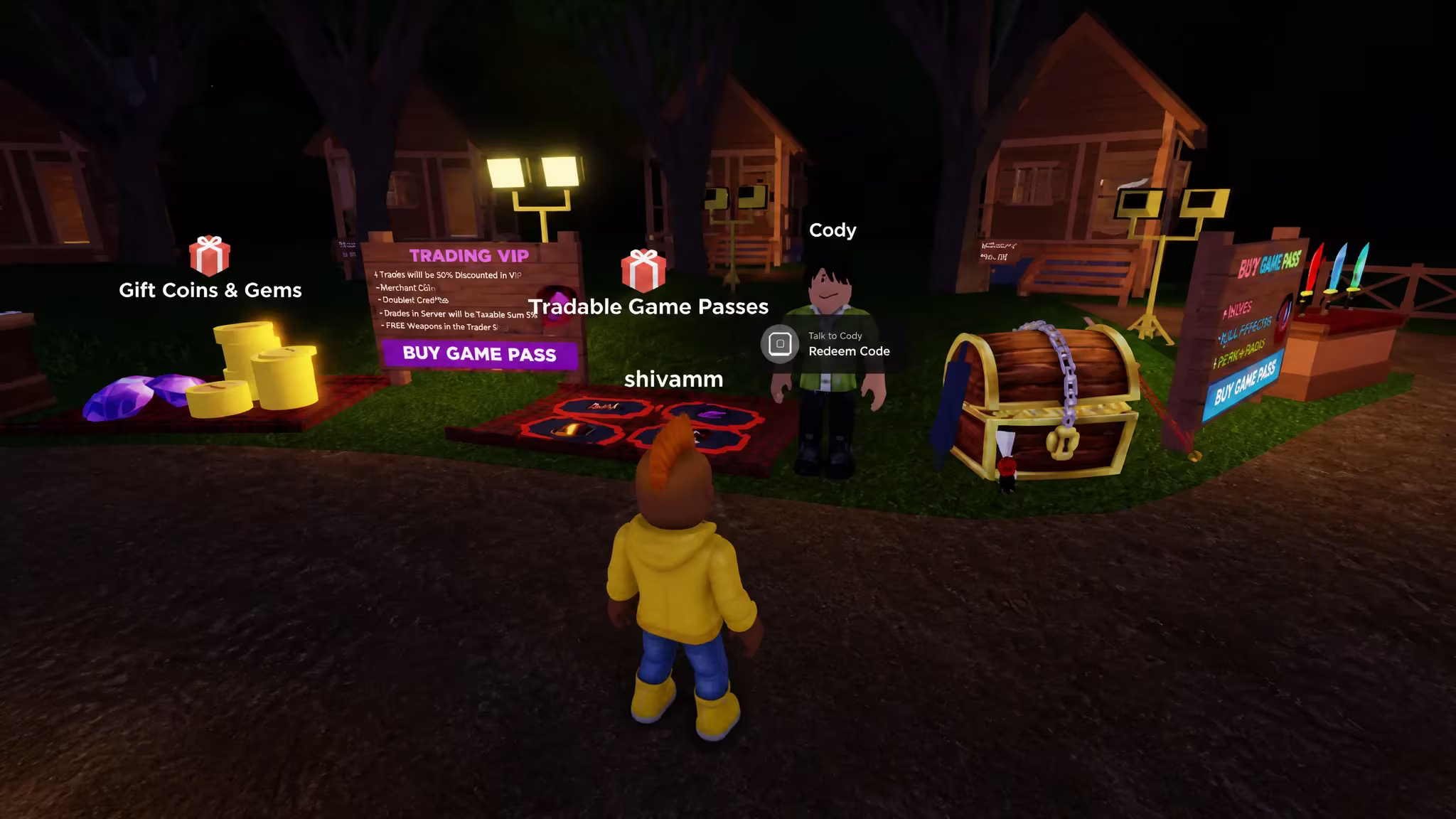 redeem survive the killer Codes