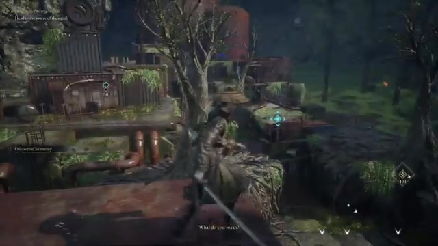 Move toward the blue-lit point