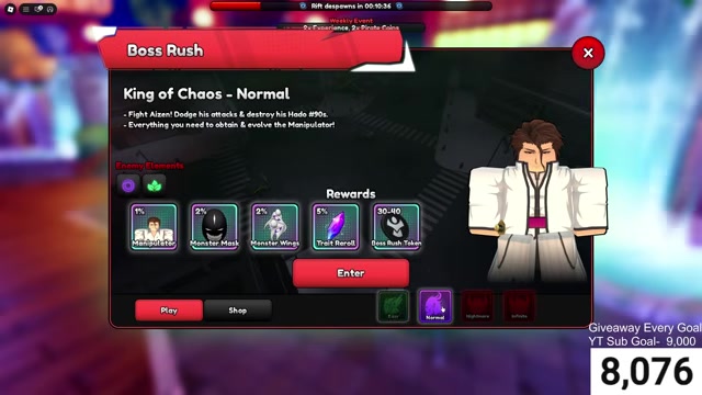 Enter Nightmare Boss Rush