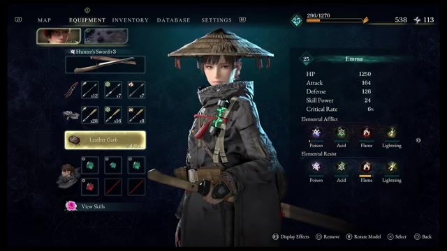 Equip Leather Garb