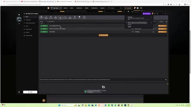 Import the downloaded archives