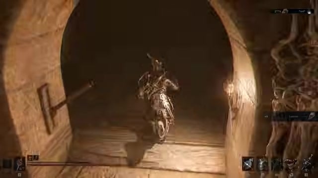 Drop past the elevator to the worm
