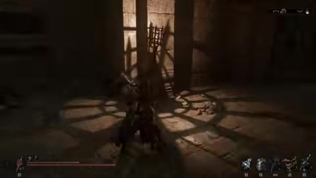 Shoot the bell to raise the bridge