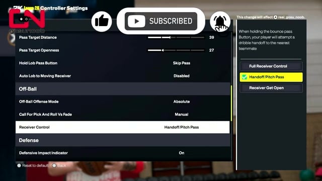 Open your controller settings