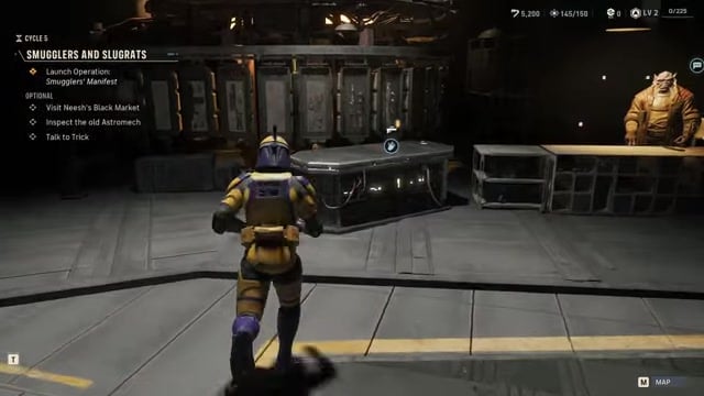 Open the Black Market at the Armory
