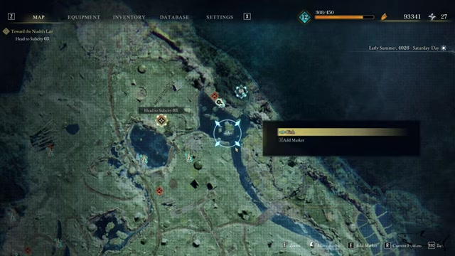 Start at the northern campfire