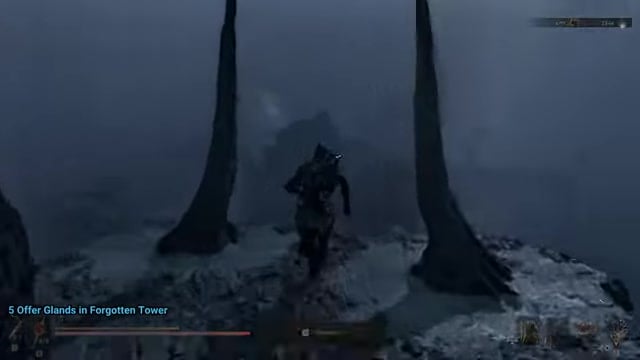 Head west to the Forgotten Tower