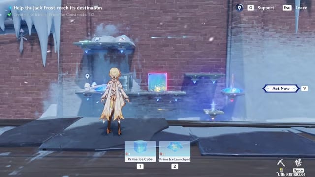 Place the left Launchpad