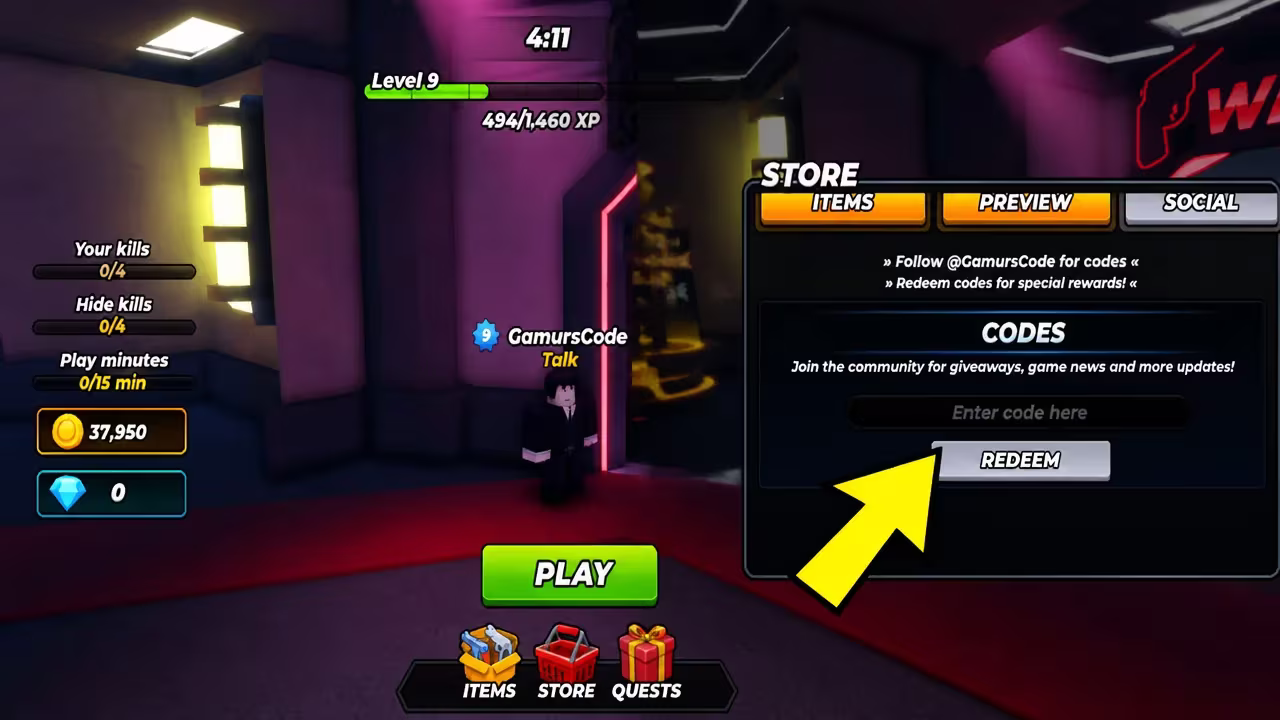 How to redeem One Shot Roblox codes