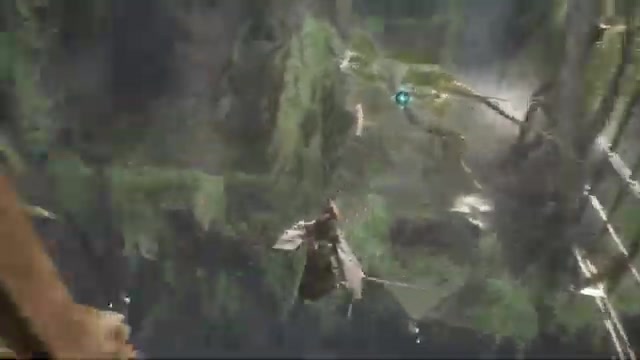Drop through the opened wall