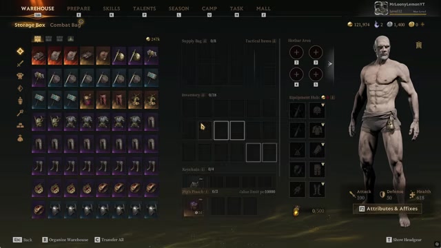 Start with open-slot gear
